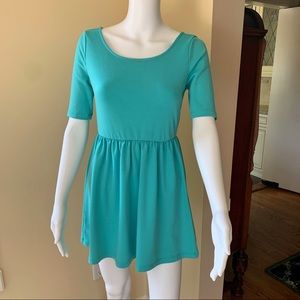 5 for $25 - Aqua Skater Dress